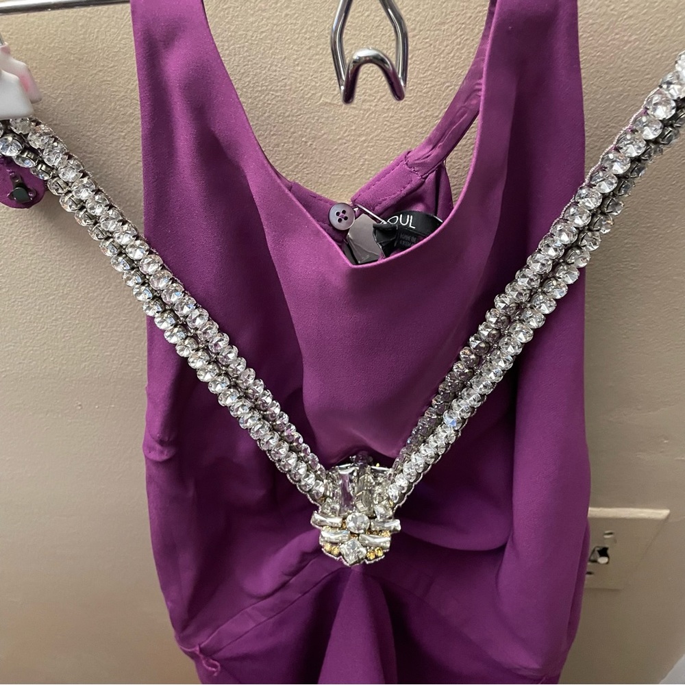 ⭐️🌟 NEW Raoul Sparkly Sheath Cocktail Gown Prom Party Quince Wedding Formal